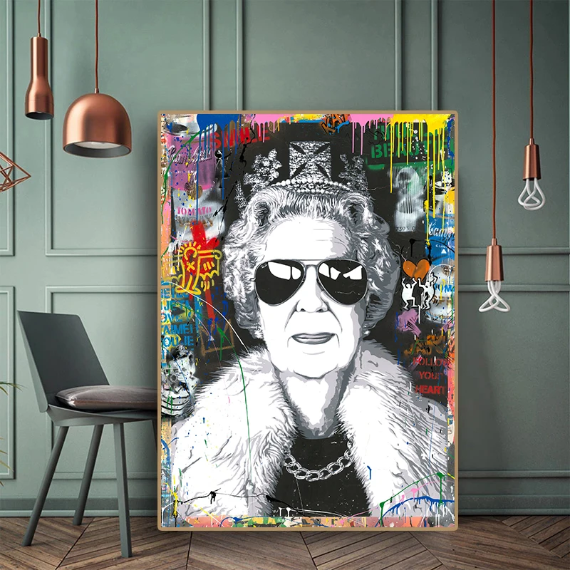 Graffiti Painting Woman Portrait Canvas Wall Art Poster Prints Canvas Painting Cuadros for Living Room Home Decoration Pictures
Graffiti Painting Woman Portrait Canvas Wall Art Poster Prints Canvas Painting Cuadros for Living Room Home Decoration Pictures