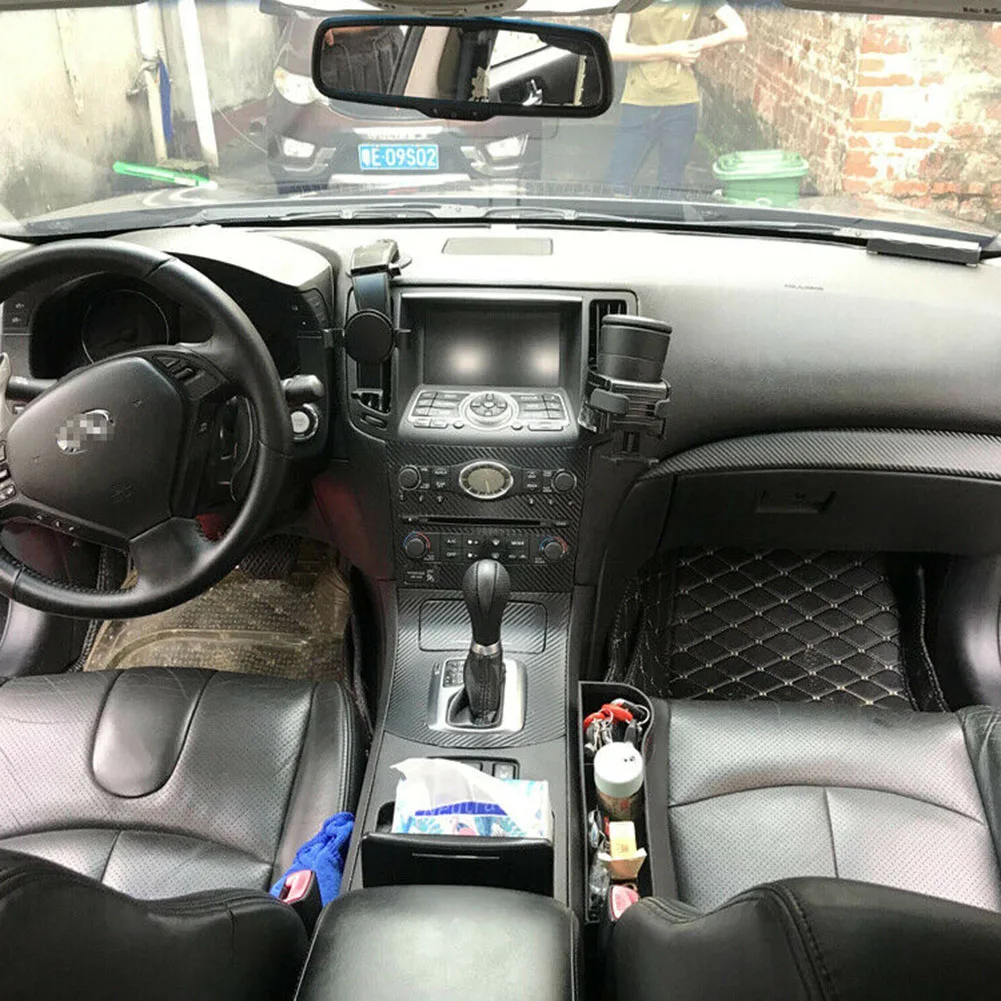 Interior Center Console 3D Carbon Fiber Black PVC Molding Sticker Decals For Infiniti G25 G37 LHD Center Console Sticker
Interior Center Console 3D Carbon Fiber Black PVC Molding Sticker Decals For Infiniti G25 G37 LHD Center Console Sticker
