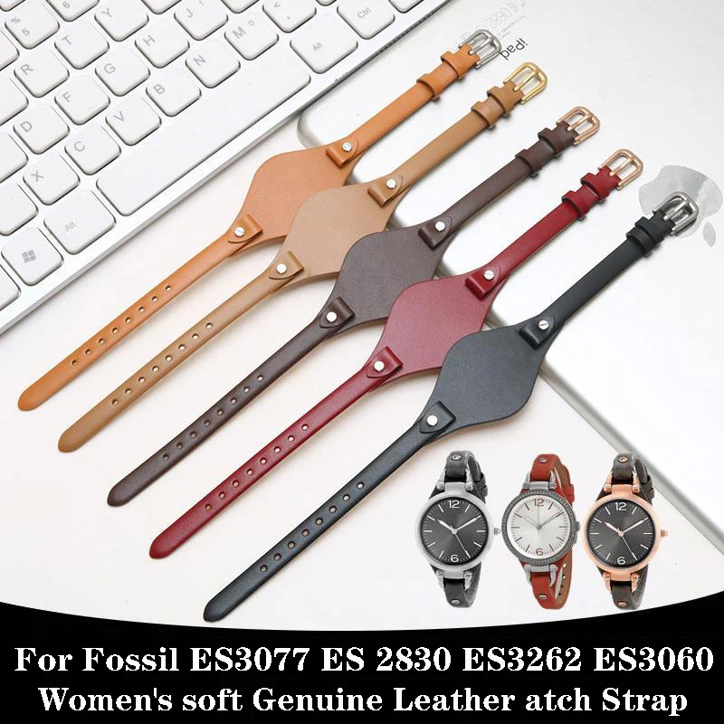 Ремешок из натуральной кожи для женских часов Fossil ES3077 2830 3262 3060 4176 4119 4026 4340, маленький браслет с цепочкой для часов, 8 мм
Ремешок из натуральной кожи для женских часов Fossil ES3077 2830 3262 3060 4176 4119 4026 4340, маленький браслет с цепочкой для часов, 8 мм