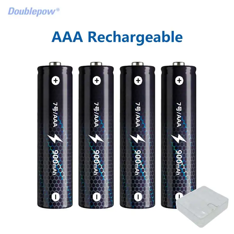 4-24PCS AAA Batteries 1.2V 900mAh Ni-MH AAA Rechargeable Battery 3A Aaa Low Self Discharge Batteries for Flashlight, Toys
4-24PCS AAA Batteries 1.2V 900mAh Ni-MH AAA Rechargeable Battery 3A Aaa Low Self Discharge Batteries for Flashlight, Toys