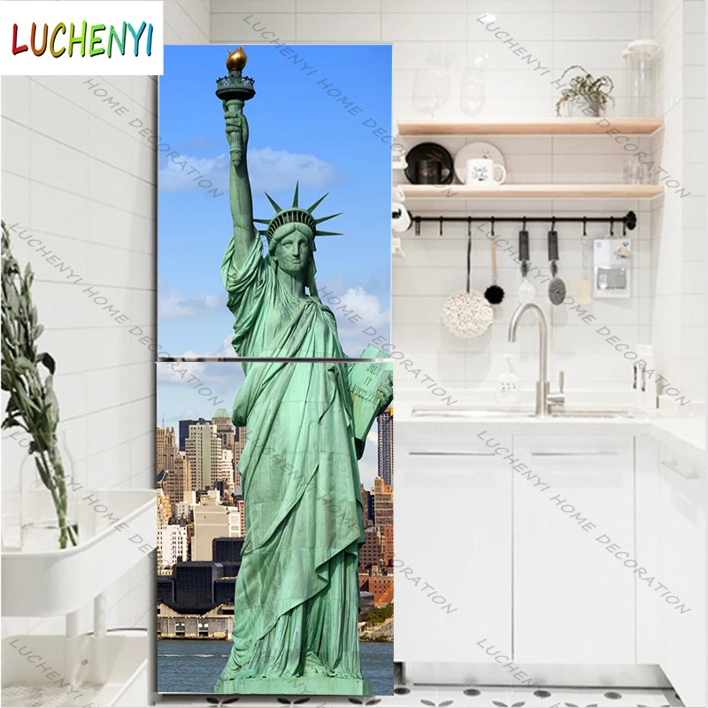 Самоклеящаяся 3d-статуя Нью-Йорка для холодильника
Самоклеящаяся 3d-статуя Нью-Йорка для холодильника