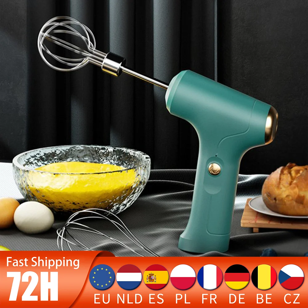 Electric Milk Frother Automatic Egg Whisk Egg Beater Whipper Cream Stirrer Baking Mixer Kitchen Utensil Cooking Accessories Tool
Electric Milk Frother Automatic Egg Whisk Egg Beater Whipper Cream Stirrer Baking Mixer Kitchen Utensil Cooking Accessories Tool