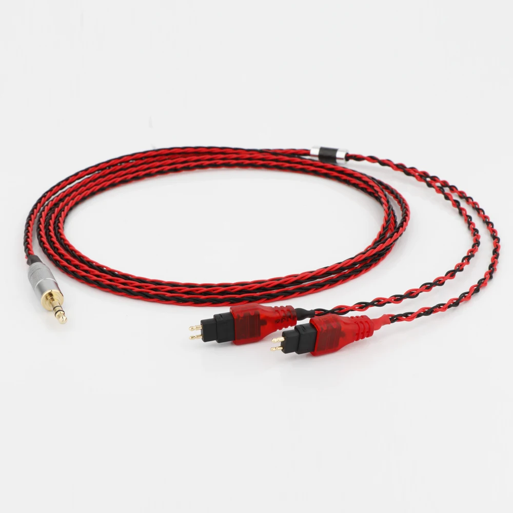 8 Core 7N OCC Silver Plated Earphone Cable For Sennheiser HD580 HD600 HD650 HDxxx HD660S HD58x HD6xx 2.5mm 3.5mm XLR Balanced 
8 Core 7N OCC Silver Plated Earphone Cable For Sennheiser HD580 HD600 HD650 HDxxx HD660S HD58x HD6xx 2.5mm 3.5mm XLR Balanced