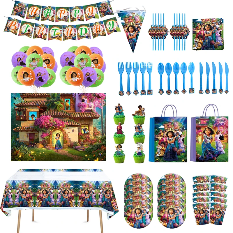 Disney Encanto Mirabel Birthday Decorations Disposable Cutlery Kids Party Supplies, Encanto Mirabel Birthday Disposable Cutlery 
Disney Encanto Mirabel Birthday Decorations Disposable Cutlery Kids Party Supplies, Encanto Mirabel Birthday Disposable Cutlery