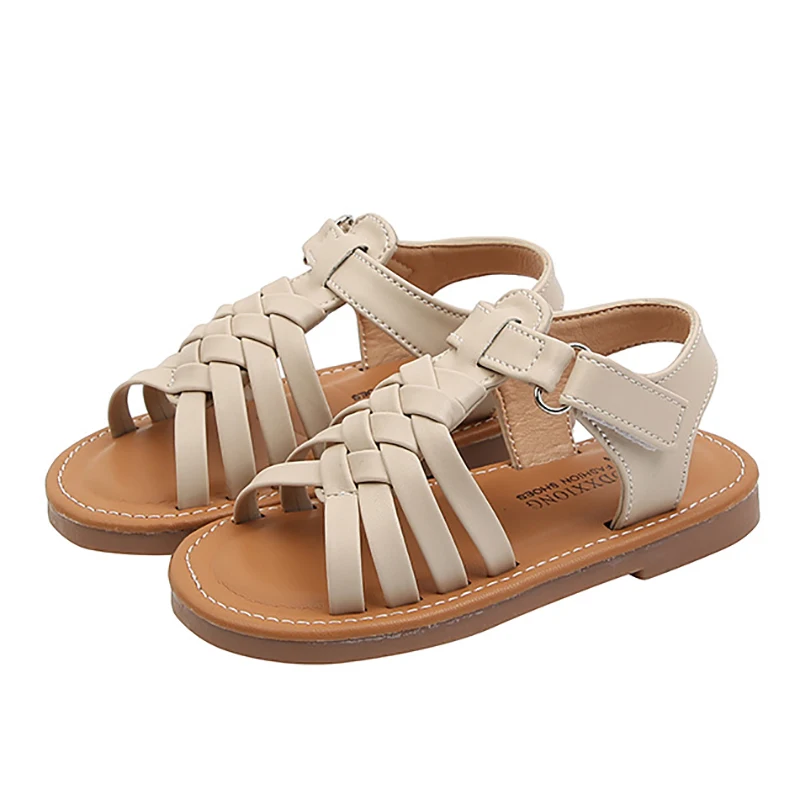 Summer Woven Kids Sandals Classic Baby Girls Boys Fashion Soft Leather Cross Straps Flats Casual Open Toe Beach Shoes Sandales
Summer Woven Kids Sandals Classic Baby Girls Boys Fashion Soft Leather Cross Straps Flats Casual Open Toe Beach Shoes Sandales