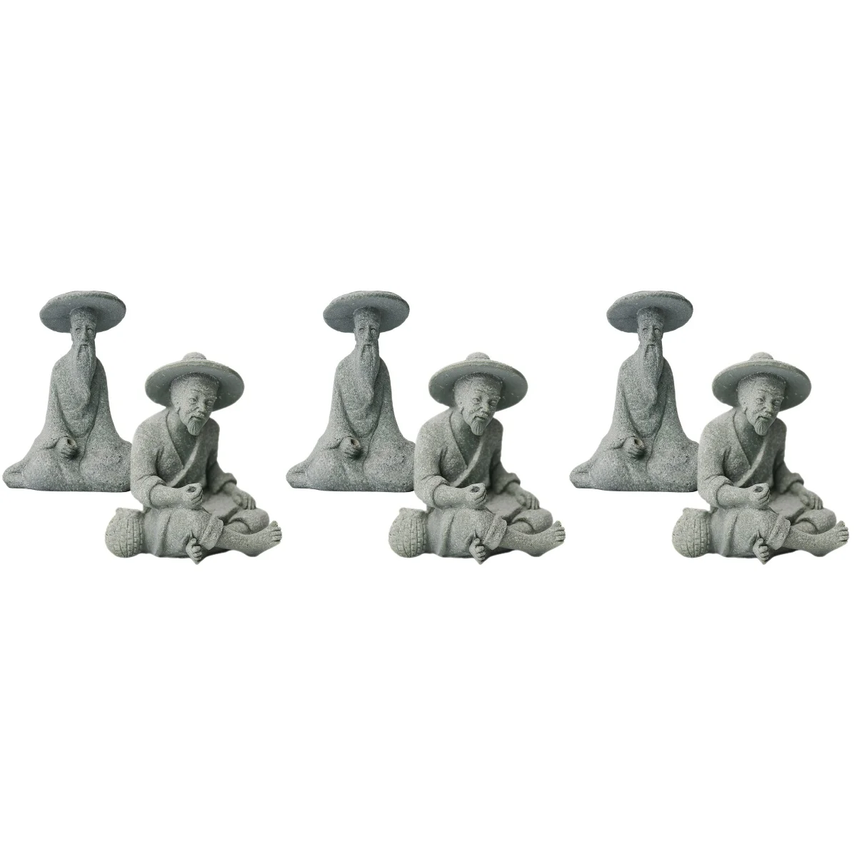 6 pcs Sandstone Simulation Decorative Outside Fisherman Decor Patio Bonsai Decoration Fisherman Statue
6 pcs Sandstone Simulation Decorative Outside Fisherman Decor Patio Bonsai Decoration Fisherman Statue