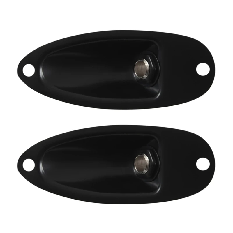 Hot AD-2X Boat Style 1/4 Inch Loaded Guitar Output Mono Jack Plug Socket Plate For Stratocater Style Electric Guitar, Black
Hot AD-2X Boat Style 1/4 Inch Loaded Guitar Output Mono Jack Plug Socket Plate For Stratocater Style Electric Guitar, Black