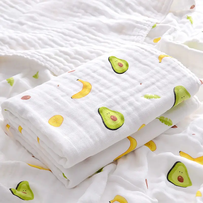 Infant Baby Swaddle Wrap Baby Blanket Soft Absorbent Gauze Towel Quilt Newborn 4-layer Pure Cotton Bath Towels
Infant Baby Swaddle Wrap Baby Blanket Soft Absorbent Gauze Towel Quilt Newborn 4-layer Pure Cotton Bath Towels