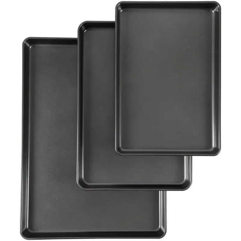 Results Steel Non-Stick Bakeware Cookie Baking Set, 3-Piece Baking tray Silicone kitchen accessories Pizza accessories Molde p
Results Steel Non-Stick Bakeware Cookie Baking Set, 3-Piece Baking tray Silicone kitchen accessories Pizza accessories Molde p