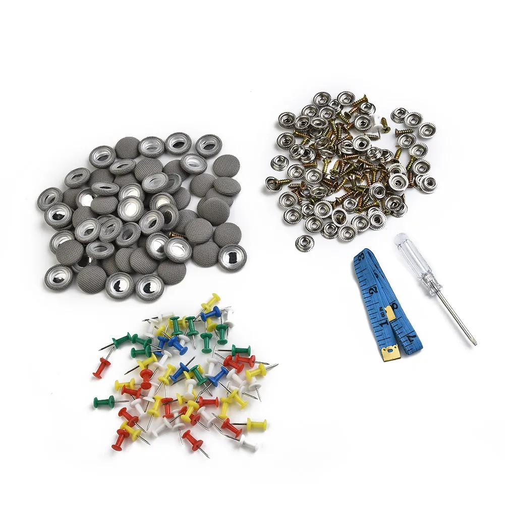60pcs Car Clips Roof Repair Studs Headliner Button Buckle Sock Black Fastener Car Rivets Retainer Accessories With Tool
60pcs Car Clips Roof Repair Studs Headliner Button Buckle Sock Black Fastener Car Rivets Retainer Accessories With Tool