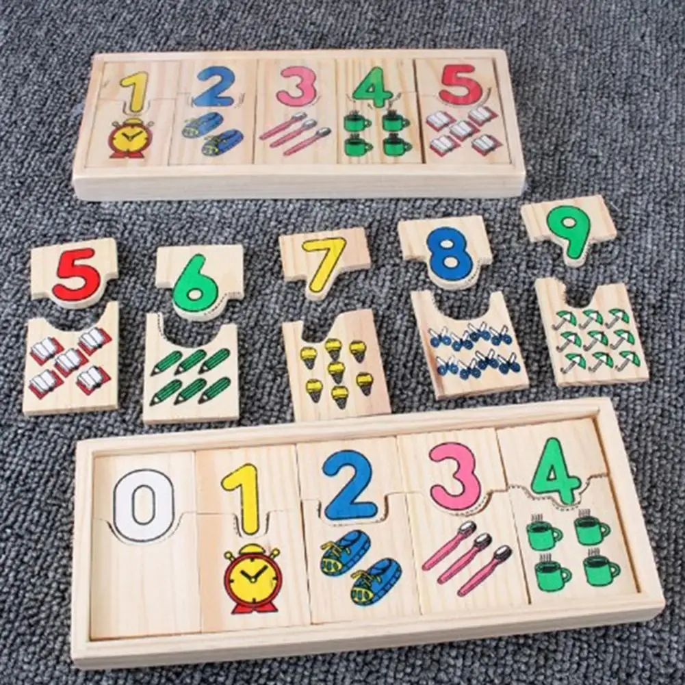 Attractive 1 Set Practical Digital Shape Pairing Learning Jigsaw Toy Durable Wooden Puzzle Bright Colors for Entertainment
Attractive 1 Set Practical Digital Shape Pairing Learning Jigsaw Toy Durable Wooden Puzzle Bright Colors for Entertainment