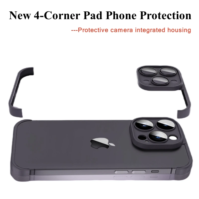 New Camera Protector for Iphone 14 13 12 Pro Max Four Corner Fall Protection Mat for Iphone 12 13 Pro Max New Hollow Phone Case
New Camera Protector for Iphone 14 13 12 Pro Max Four Corner Fall Protection Mat for Iphone 12 13 Pro Max New Hollow Phone Case