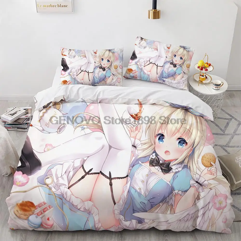 Kawaii постельное белье с аниме Набор для девушки женщины спальня комфортный пододеяльник мягкое покрывало для кровати Полноразмерное одеяло...
Kawaii постельное белье с аниме Набор для девушки женщины спальня комфортный пододеяльник мягкое покрывало для кровати Полноразмерное одеяло...