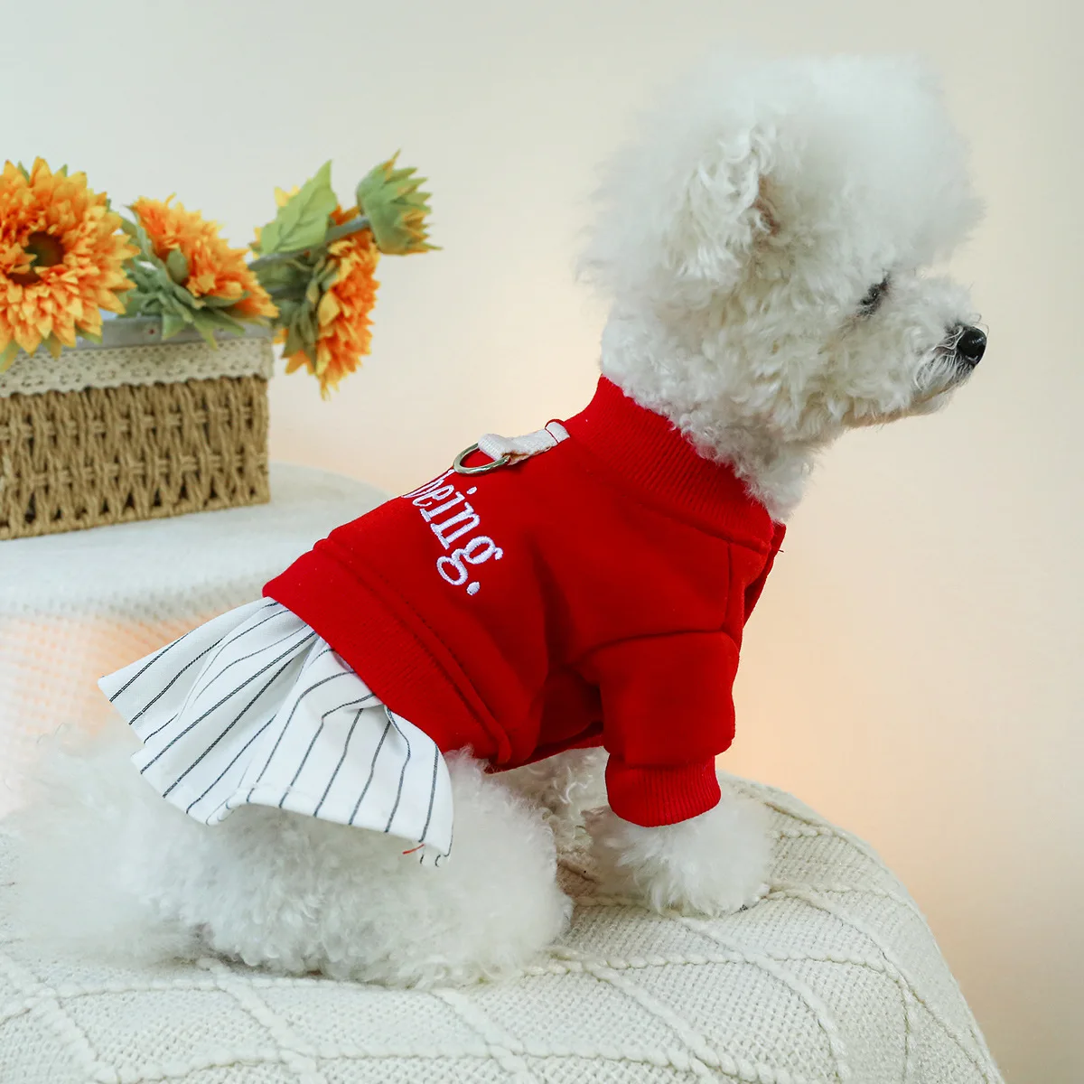 Autumn and Winter Pet Clothes Red Dress Warm Small and Medium-sized Dog Fashion Princess Dress Chihuahua Yorkshire Poodle
Autumn and Winter Pet Clothes Red Dress Warm Small and Medium-sized Dog Fashion Princess Dress Chihuahua Yorkshire Poodle