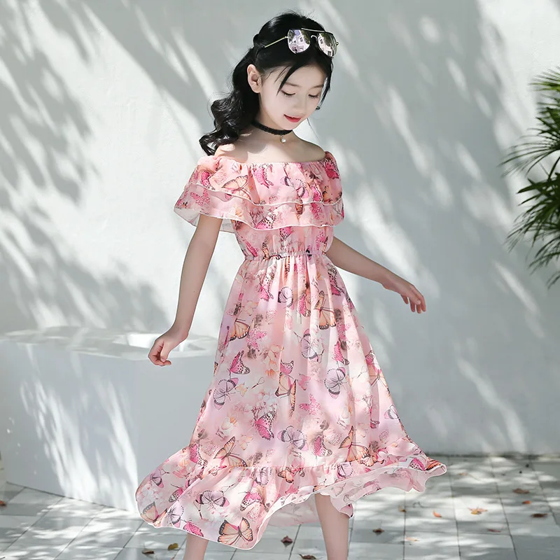 Big Girls Beach Floral Dress Clothes Summer Casual Bohemian Style Butterfly Princess Party Chiffon Sundress Long Child 6 14 Year
Big Girls Beach Floral Dress Clothes Summer Casual Bohemian Style Butterfly Princess Party Chiffon Sundress Long Child 6 14 Year