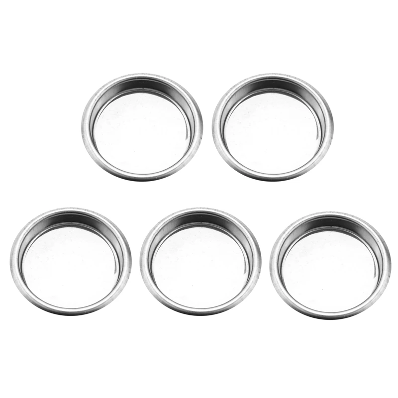 5X 58Mm Coffee Machine Blank Filter/Stainless Steel Backwash Cleaning Blind Bowl Coffee Machine Accessories
5X 58Mm Coffee Machine Blank Filter/Stainless Steel Backwash Cleaning Blind Bowl Coffee Machine Accessories
