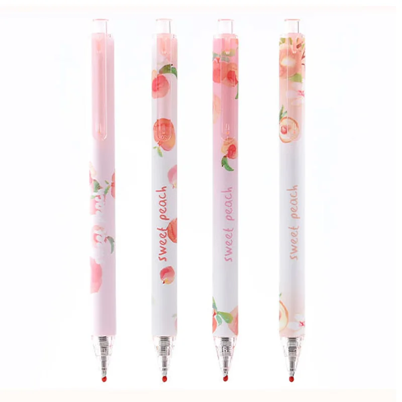 3 Pcs/Set Quick Drying Gel Pen Kawaii 0.5mm Black Ink Peach Press Neutral Pens for School Office Supplies Signing Pen Gifts
3 Pcs/Set Quick Drying Gel Pen Kawaii 0.5mm Black Ink Peach Press Neutral Pens for School Office Supplies Signing Pen Gifts