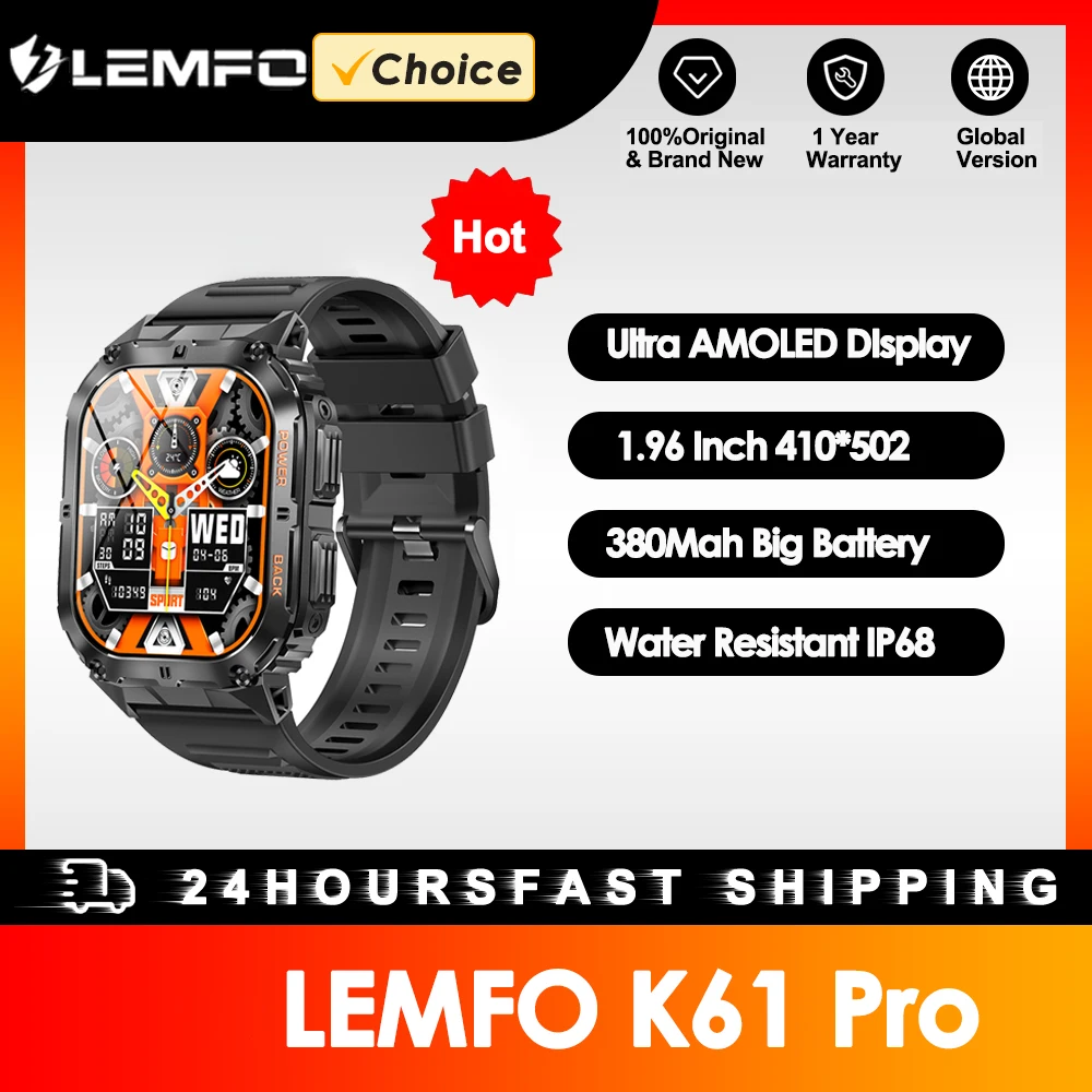 Смарт-часы LEMFO с AMOLED-экраном, 2023 дюйма, 1,96 мАч
Смарт-часы LEMFO с AMOLED-экраном, 2023 дюйма, 1,96 мАч