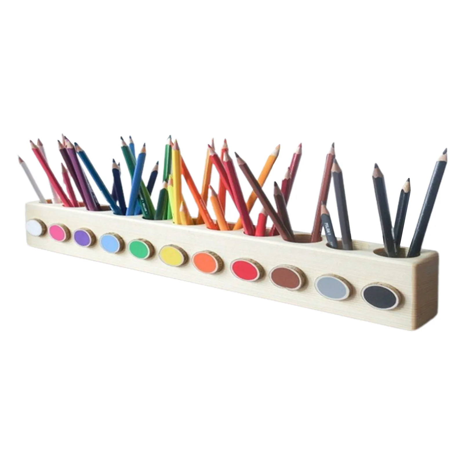 Montessori Pen Organiser Pen Pots For Desk Color Sorting For Toddlers Stationary Organiser With 11 Color Compartments Wooden
Montessori Pen Organiser Pen Pots For Desk Color Sorting For Toddlers Stationary Organiser With 11 Color Compartments Wooden