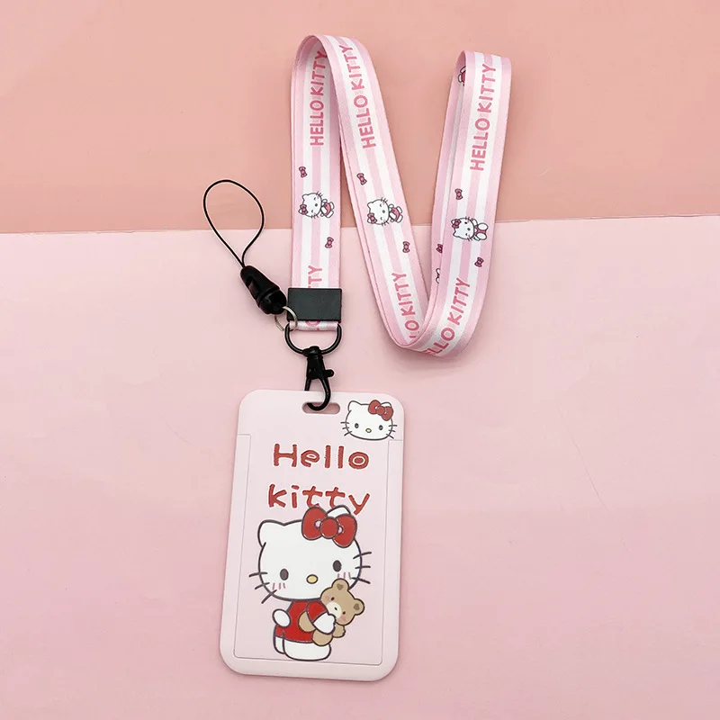 Ins Kawaii Sanrio держатели ID карт Hellokittyed милые детские Студенческие обложки для кампуса автобуса карты анти-потеря шнурок защитный рукав
Ins Kawaii Sanrio держатели ID карт Hellokittyed милые детские Студенческие обложки для кампуса автобуса карты анти-потеря шнурок защитный рукав