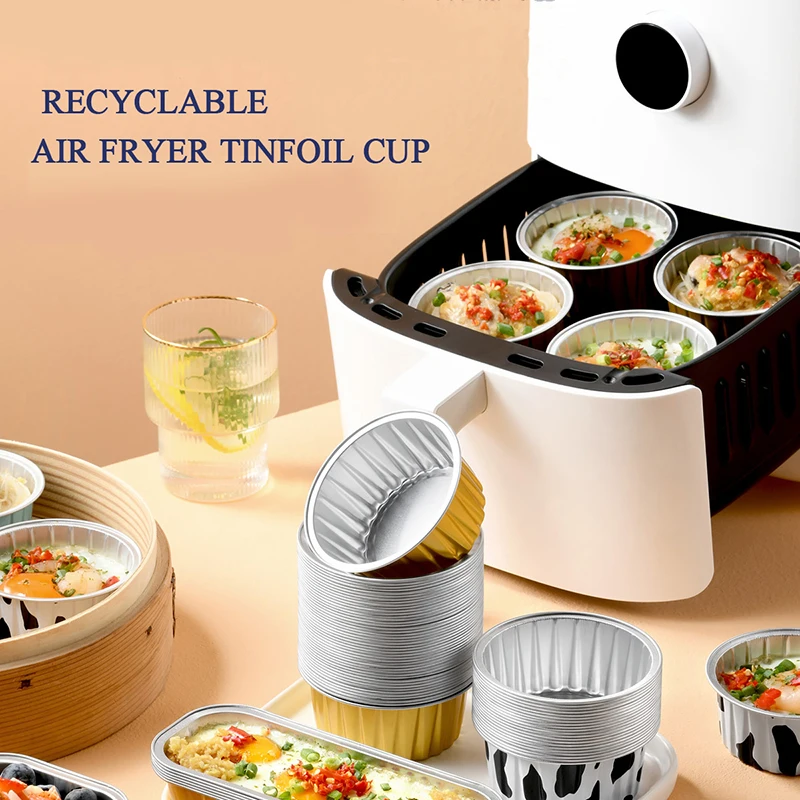 10PCS Aluminum Foil Tin Box Food Bakeware BBQ Tray Steaming Basket Mat Disposable Non-Stick Liner Round Cake Pad Kitchen
10PCS Aluminum Foil Tin Box Food Bakeware BBQ Tray Steaming Basket Mat Disposable Non-Stick Liner Round Cake Pad Kitchen
