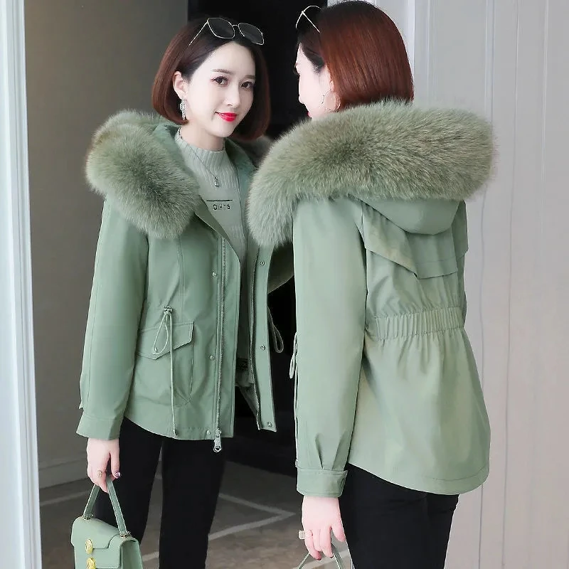 New Winter Jacket Cotton Padded Thicke Fleece Coat Women Parkas Warm Snow Wear Windbreaker Short Jackets Hooded Female Outerwear
New Winter Jacket Cotton Padded Thicke Fleece Coat Women Parkas Warm Snow Wear Windbreaker Short Jackets Hooded Female Outerwear