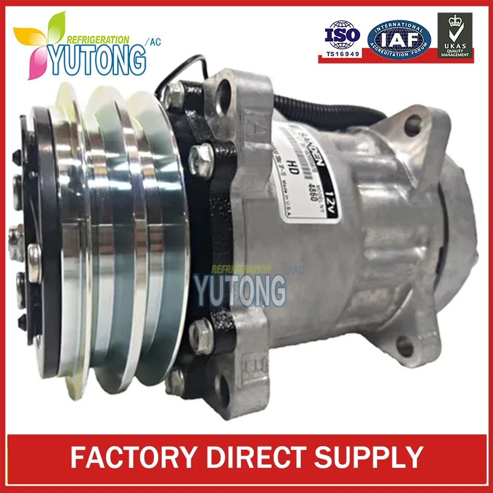 SD7H15 Air Conditioning Compressor For Sanden 7h15 12v Polia 2a Flex7 4860 Original 1060416
SD7H15 Air Conditioning Compressor For Sanden 7h15 12v Polia 2a Flex7 4860 Original 1060416