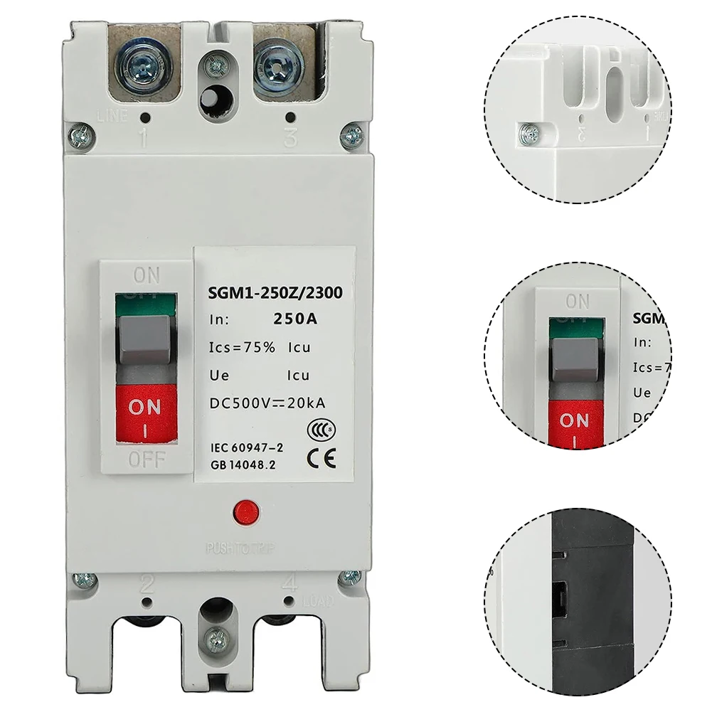 1pcs DC 250V Circuit Breaker 2P Solar Circuit Breaker MCCB Solar Battery 250A PV System Circuit Protector Battery Switches
1pcs DC 250V Circuit Breaker 2P Solar Circuit Breaker MCCB Solar Battery 250A PV System Circuit Protector Battery Switches