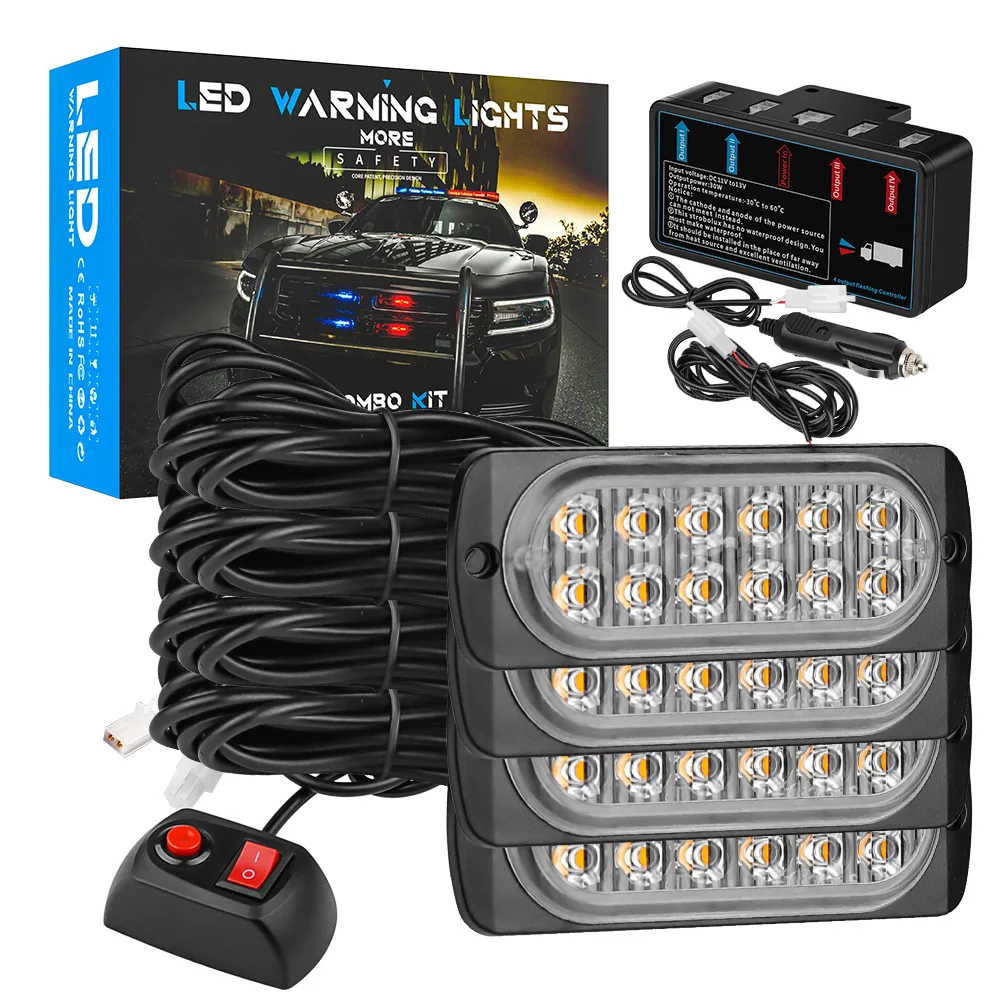 Комплект из 4 светодиодов 12SMD, стробоскоп, сигнальный свет, стробоскоп, решетка, мигающий свет, бар, грузовик, автомобиль, маячок, лампа, янтар...
Комплект из 4 светодиодов 12SMD, стробоскоп, сигнальный свет, стробоскоп, решетка, мигающий свет, бар, грузовик, автомобиль, маячок, лампа, янтар...