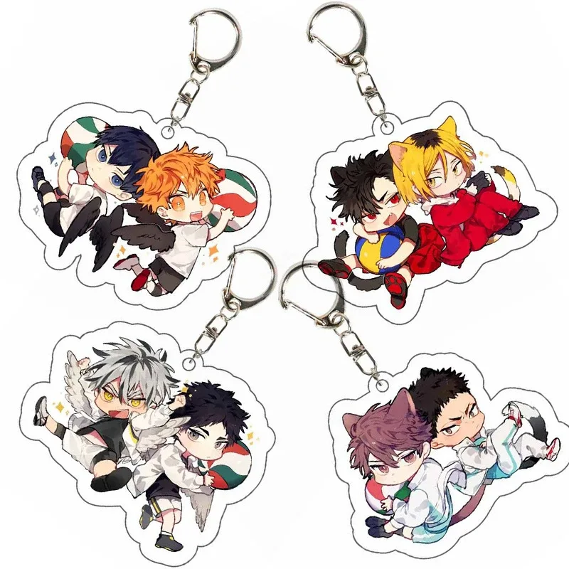 Japan Anime Haikyu Keychain Volleyball Boy Cartoon Cosplay Figures Key Chain Ring Metal Holder Jewelry Accessories Fans Gift
Japan Anime Haikyu Keychain Volleyball Boy Cartoon Cosplay Figures Key Chain Ring Metal Holder Jewelry Accessories Fans Gift