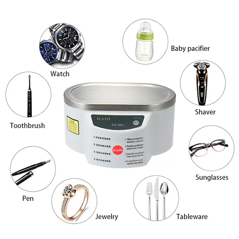Digital Ultrasonic Cleaner Bath Jewelry Glasses Watch High Frequency Vibration Clean Machine Makeup Brush Cleaner
Digital Ultrasonic Cleaner Bath Jewelry Glasses Watch High Frequency Vibration Clean Machine Makeup Brush Cleaner
