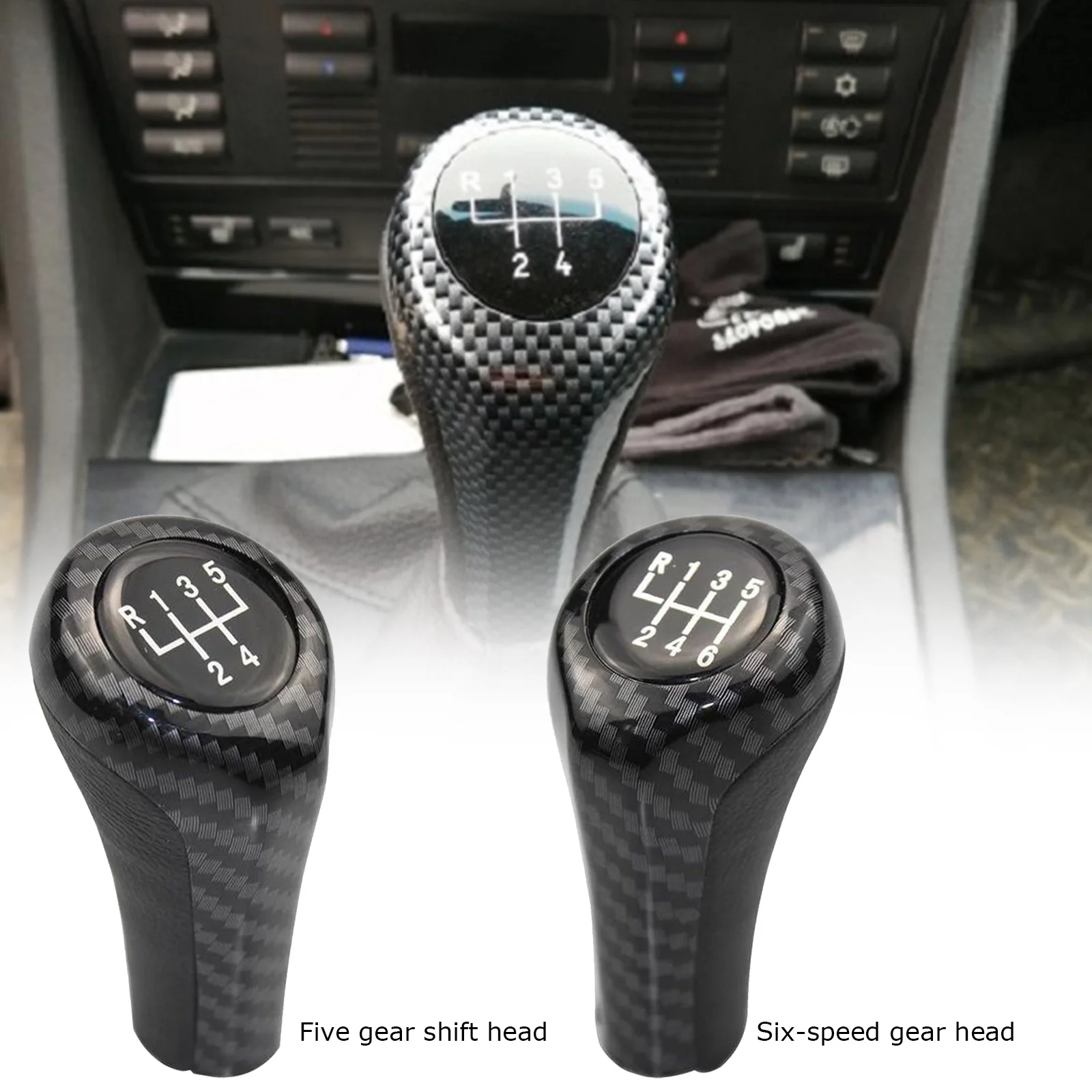Carbon Fiber Car 5/6 Speed Leather Gear Stick Shift Knob For BMW 1 3 5 6 Series E30 E32 E34 E36 E38 E39 E46 E53 E60 E63 E83 E84
Carbon Fiber Car 5/6 Speed Leather Gear Stick Shift Knob For BMW 1 3 5 6 Series E30 E32 E34 E36 E38 E39 E46 E53 E60 E63 E83 E84