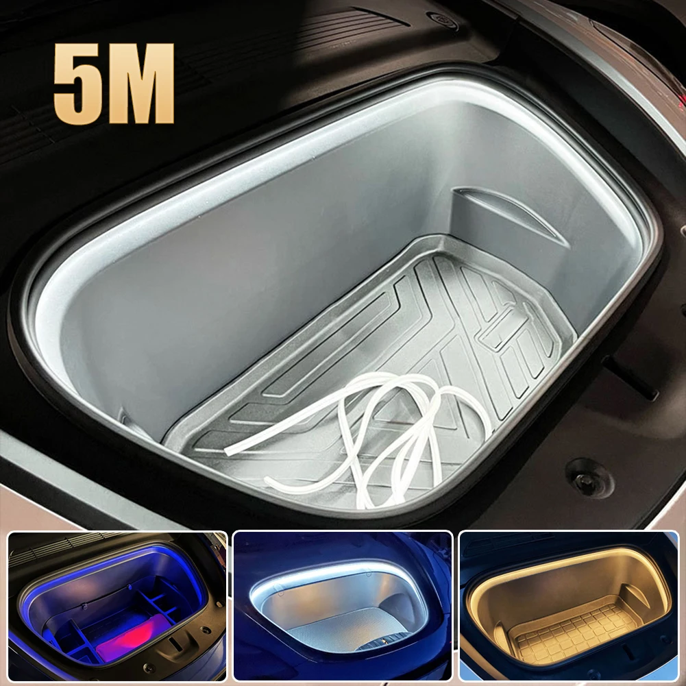 Car Front Trunk Intelligent Light Bar LED Strip Modified Lighting For Tesla Model 3 Y S X Waterproof Interior Decorative Fitting
Car Front Trunk Intelligent Light Bar LED Strip Modified Lighting For Tesla Model 3 Y S X Waterproof Interior Decorative Fitting