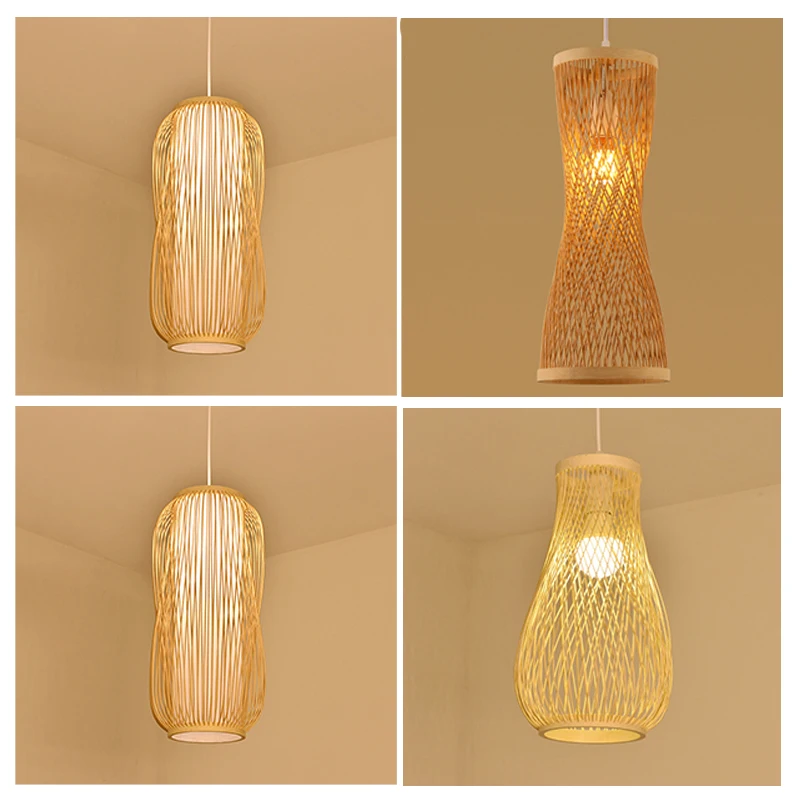 Bamboo Pendant Lamp Hand Knitted Chinese Style Weaving Hanging Lamps 36/38cm Restaurant Home Decor Lighting Fixtures
Bamboo Pendant Lamp Hand Knitted Chinese Style Weaving Hanging Lamps 36/38cm Restaurant Home Decor Lighting Fixtures