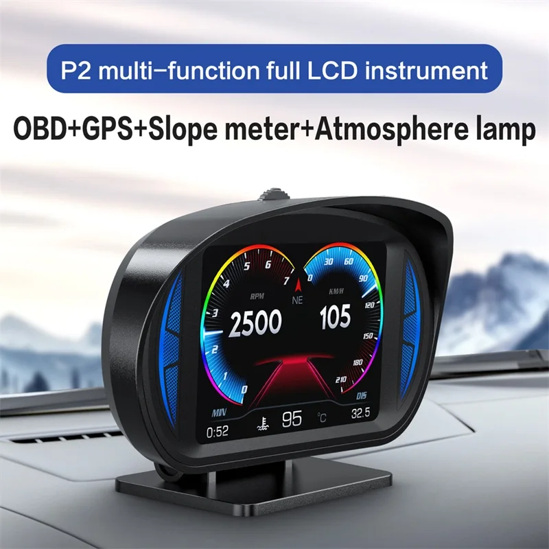 Автомобильный дисплей HUD Dual System OBD2 GPS, цифровой спидометр с сигнализацией о превышении скорости, напряжении и усталости
Автомобильный дисплей HUD Dual System OBD2 GPS, цифровой спидометр с сигнализацией о превышении скорости, напряжении и усталости