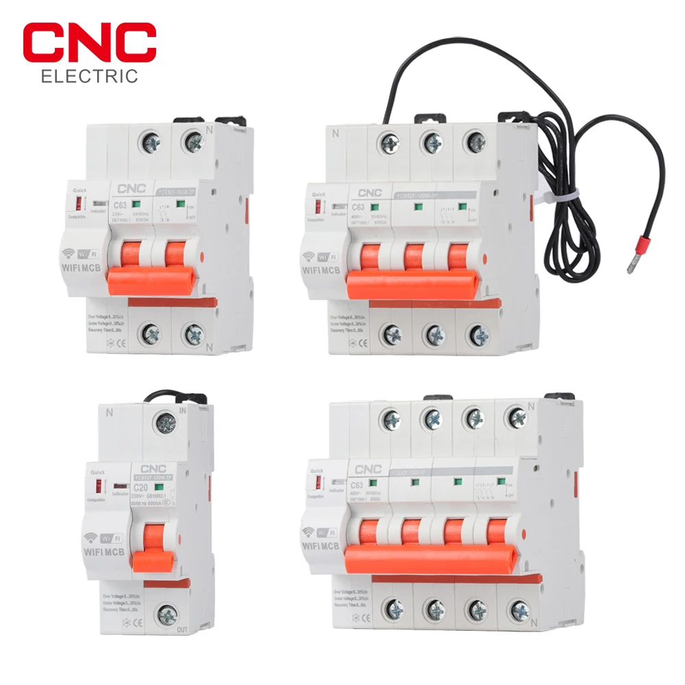 CNC Din Rail Tuya WIFI Circuit таймер выключателя дистанционное управление через приложение
