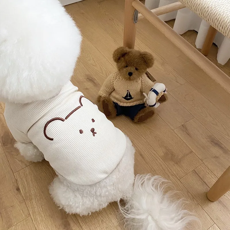 T-shirt Cartoon Dog Clothes Cat Bear Vest Dress Pet Clothing Dogs Costume Thin Labrador Cute Summer Brown Boy Girl Mascotas
T-shirt Cartoon Dog Clothes Cat Bear Vest Dress Pet Clothing Dogs Costume Thin Labrador Cute Summer Brown Boy Girl Mascotas