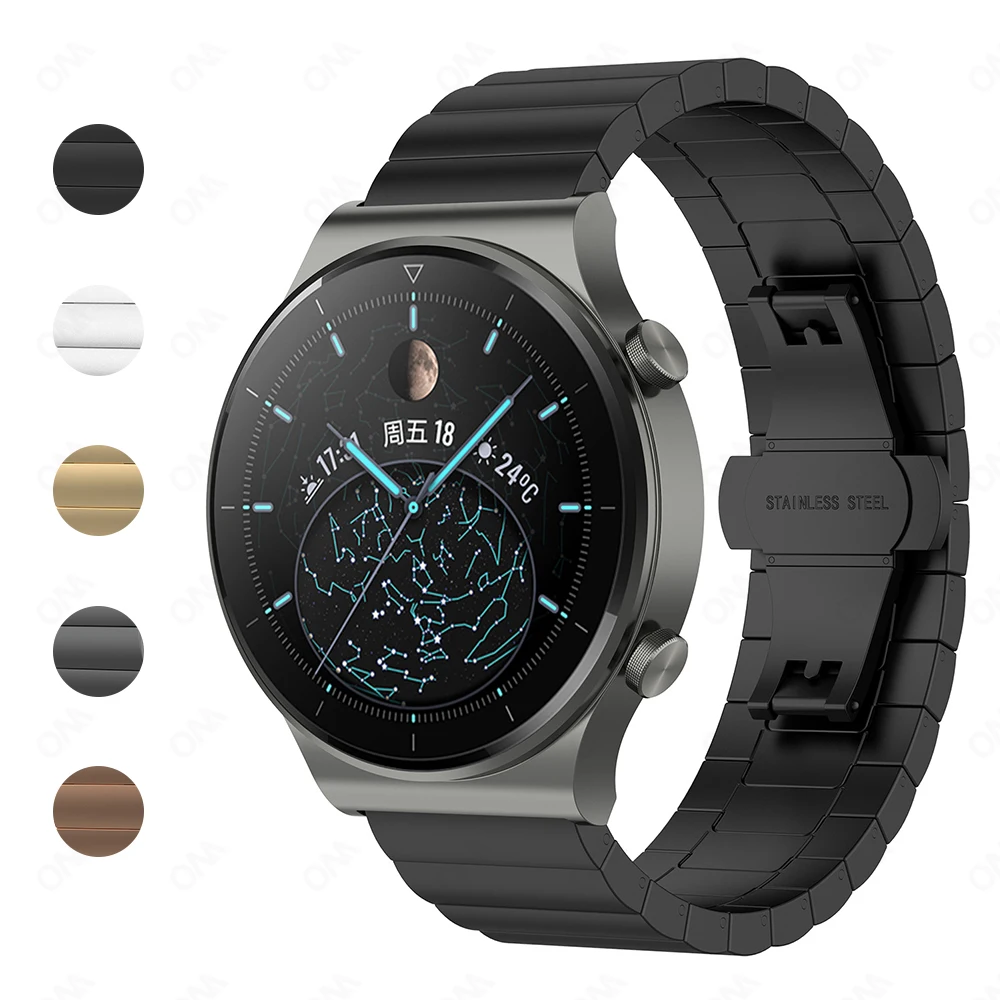 Metal Strap For Huawei Watch GT Runner 3 2 GT3 GT2 2E 46MM 42MM Pro Solid Bracelet Replacement Correa Watch Band Accessories
Metal Strap For Huawei Watch GT Runner 3 2 GT3 GT2 2E 46MM 42MM Pro Solid Bracelet Replacement Correa Watch Band Accessories