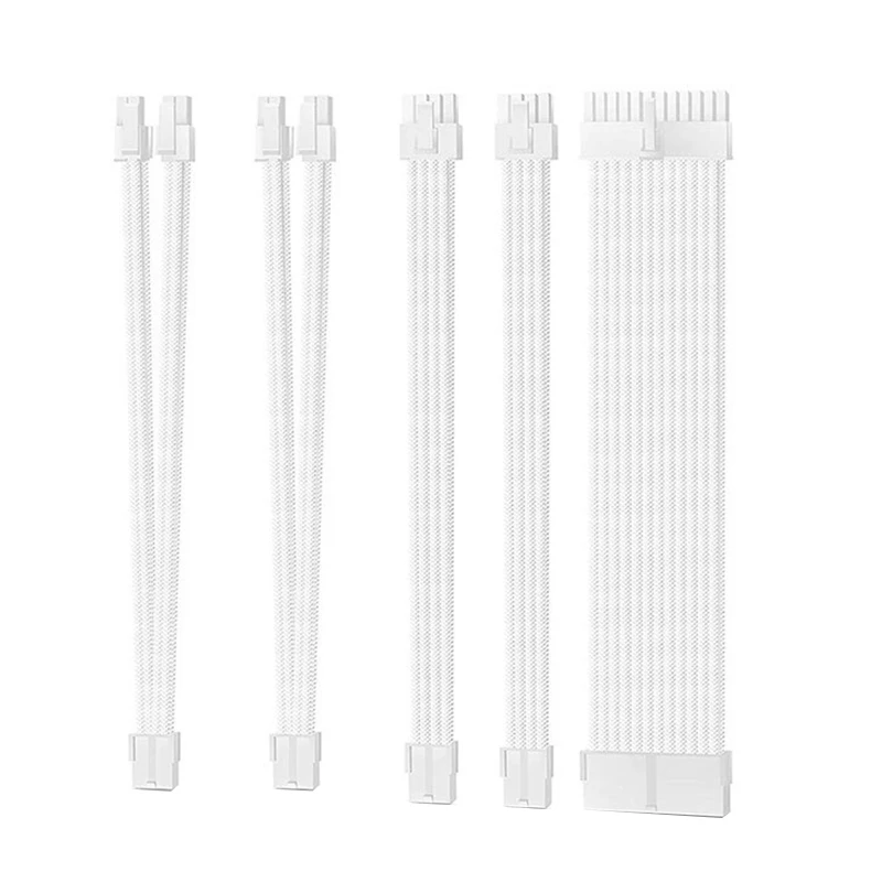 Computer Power Extension Cord CPU Motherboard Graphics Card Extension Cord 5PCS Soft Braided Wire Module
Computer Power Extension Cord CPU Motherboard Graphics Card Extension Cord 5PCS Soft Braided Wire Module