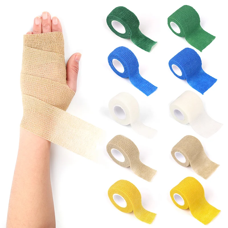 4.5m Colorful Sport Self Adhesive Elastic Bandage Wrap Tape Elastoplast for Wrist Elbow Knee Ankle Palm Shoulder Support Pad 
4.5m Colorful Sport Self Adhesive Elastic Bandage Wrap Tape Elastoplast for Wrist Elbow Knee Ankle Palm Shoulder Support Pad