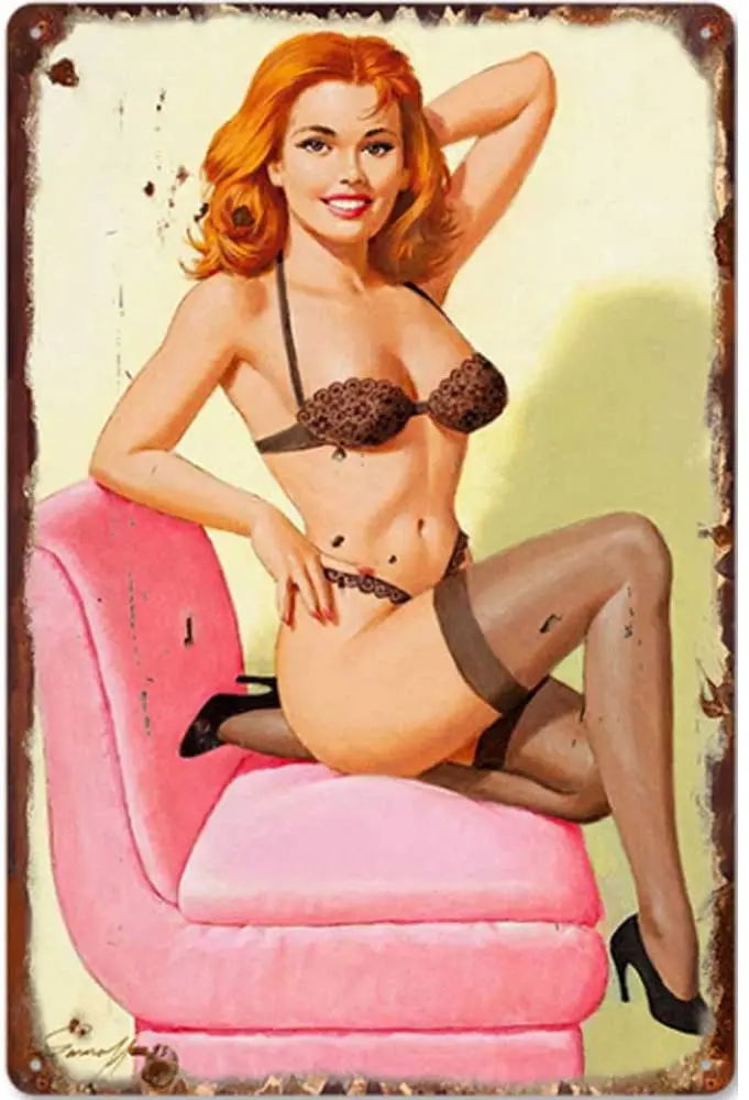 Original Retro Design Sexy Beautiful Tin Metal Signs Wall Art | Thick Tinplate Print Poster Wall Decoration
Original Retro Design Sexy Beautiful Tin Metal Signs Wall Art | Thick Tinplate Print Poster Wall Decoration