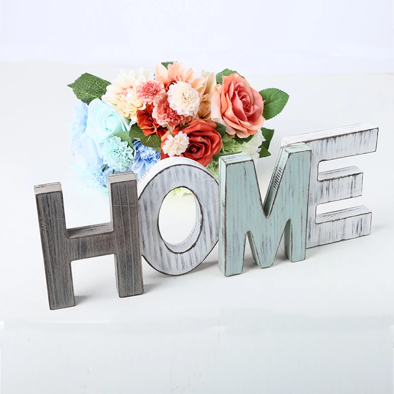 Rustic Wood Crafts Home Accessories Creative Home Decoration Gift Sign Standing Cut Out Multicolor Word Decoration
Rustic Wood Crafts Home Accessories Creative Home Decoration Gift Sign Standing Cut Out Multicolor Word Decoration