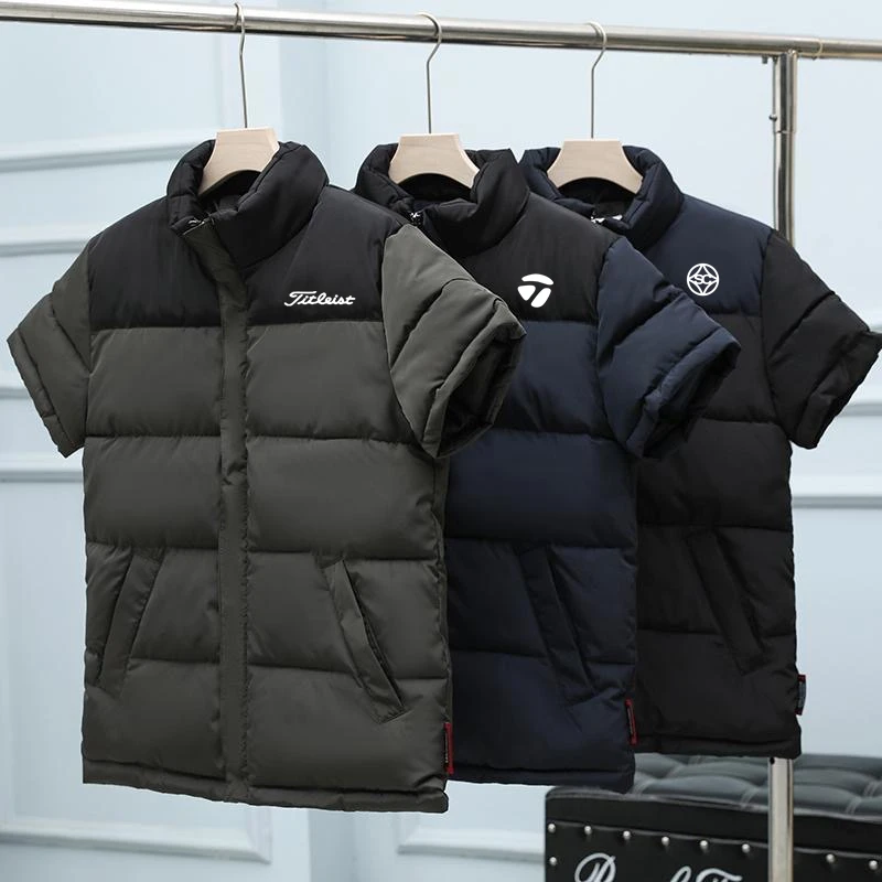 Winter Warm Short Sleeves Jackets Horse Golf Wear Men Golf Padded Men's Clothing Vest Men's Golf Clothing
Winter Warm Short Sleeves Jackets Horse Golf Wear Men Golf Padded Men's Clothing Vest Men's Golf Clothing