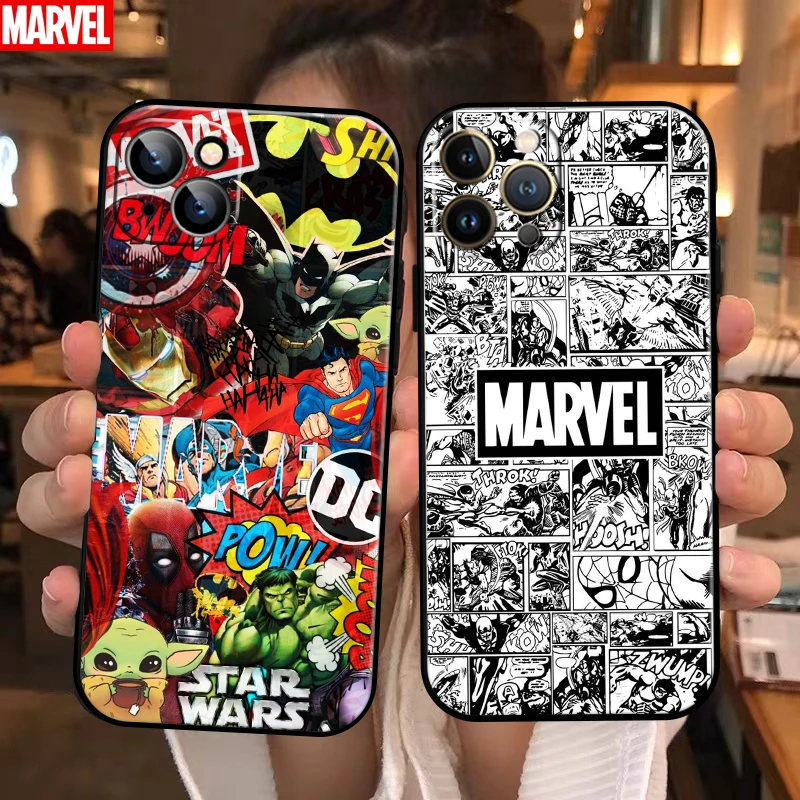 

Marvel Avengers Logo For Apple iPhone 13 12 11 Pro Max 13 12 Mini 5 5s 6 6S 7 8 Plus SE2020 X XR XS Max Phone Case Carcasa Back