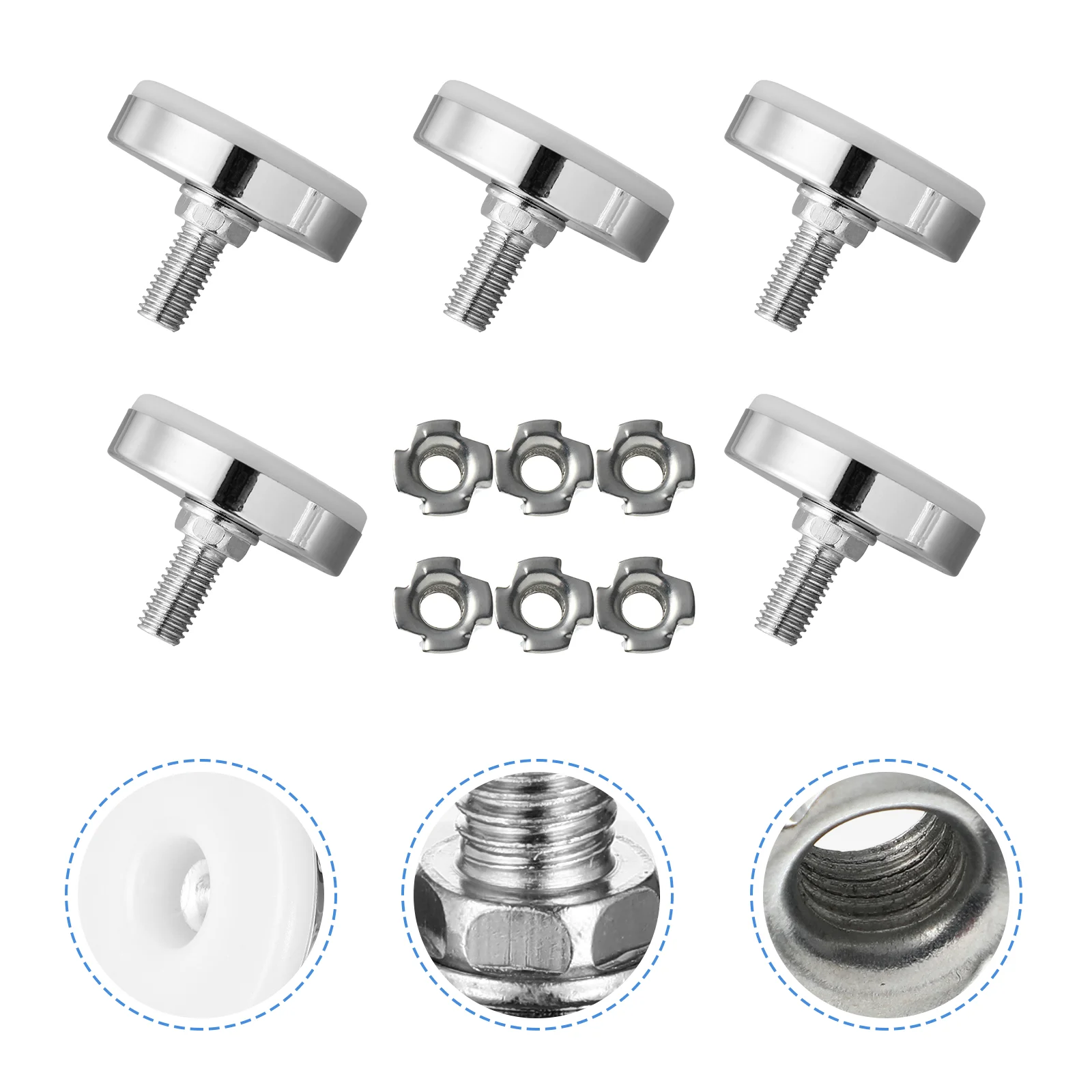 8 Sets Adjustable Leveler Feet Pad Office Table Chairs Levelers (Assorted Color)
8 Sets Adjustable Leveler Feet Pad Office Table Chairs Levelers (Assorted Color)