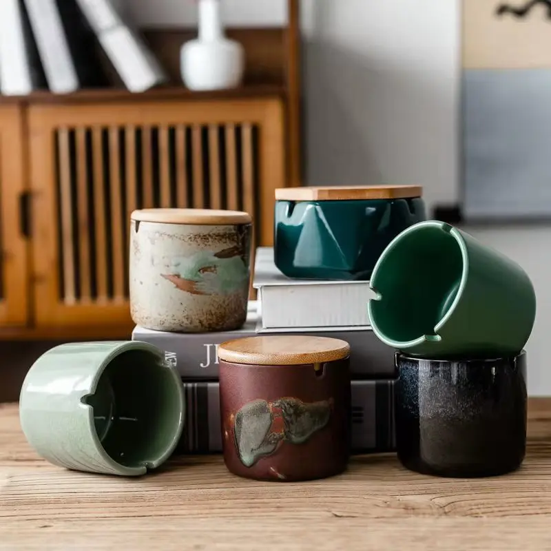 Ceramic Ashtray With Lid, Windproof, Cigarette Ashtray For Indoor Or Outdoor Use, Smoker's Ashtray, Decorative Ashtray For Home
Ceramic Ashtray With Lid, Windproof, Cigarette Ashtray For Indoor Or Outdoor Use, Smoker's Ashtray, Decorative Ashtray For Home