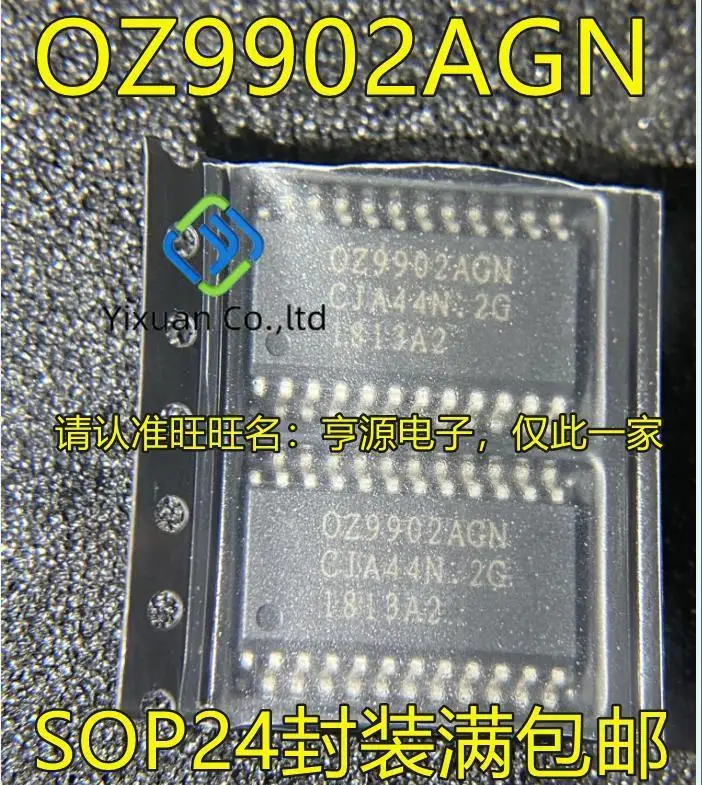 5 шт. Оригинальный Новый OZ9902AGN 0Z9902AGN 029902AGN светодиодный чип управления подсветкой SOP-24
5 шт. Оригинальный Новый OZ9902AGN 0Z9902AGN 029902AGN светодиодный чип управления подсветкой SOP-24