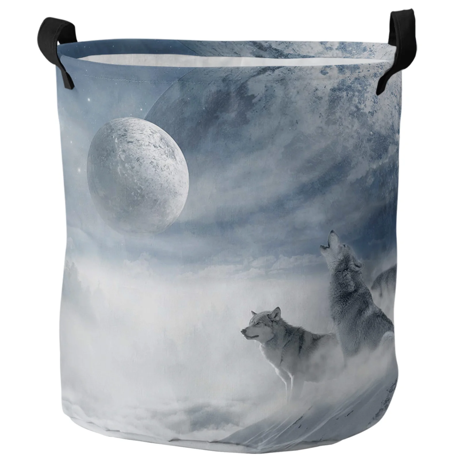 Animal Snow Wolf Moon Planet Dirty Laundry Basket Foldable Waterproof Home Organizer Basket Clothing Children Toy Storage Basket
Animal Snow Wolf Moon Planet Dirty Laundry Basket Foldable Waterproof Home Organizer Basket Clothing Children Toy Storage Basket