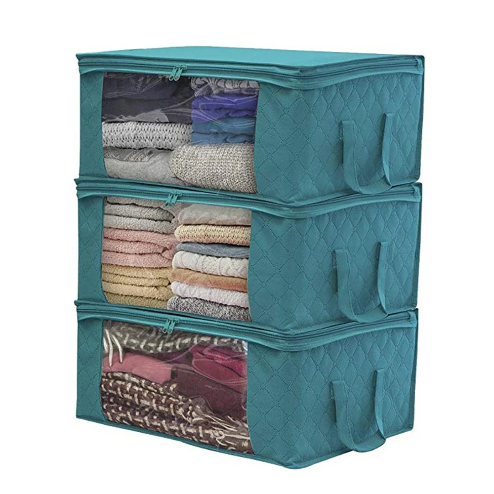 Colorful Foldable Bamboo Charcoal Quilt Storage Bag Clothes Sweater Blanket Organizer Box Storage Bag Household Organizations
Colorful Foldable Bamboo Charcoal Quilt Storage Bag Clothes Sweater Blanket Organizer Box Storage Bag Household Organizations