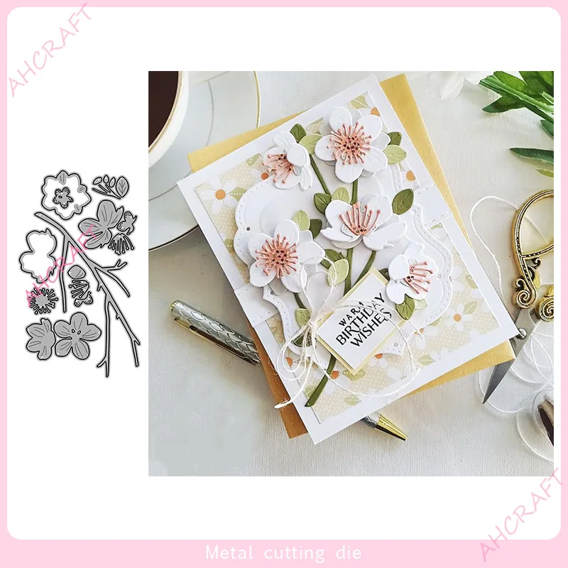 April 2023 new flower metal carbon steel cutting knife die DIY handmade scrapbook material accessories embossing machine
April 2023 new flower metal carbon steel cutting knife die DIY handmade scrapbook material accessories embossing machine